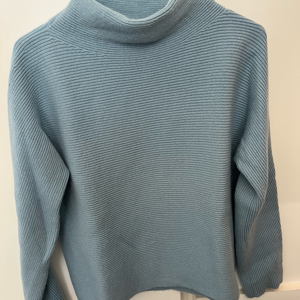 Vince Blue Turtleneck Sweater